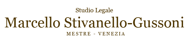 Avvocato Marcello Stivanello-Gussoni Mestre